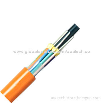 Fiber Optic Cable in Multi-/Single-cable Design, 2 to 24 Fiber Count